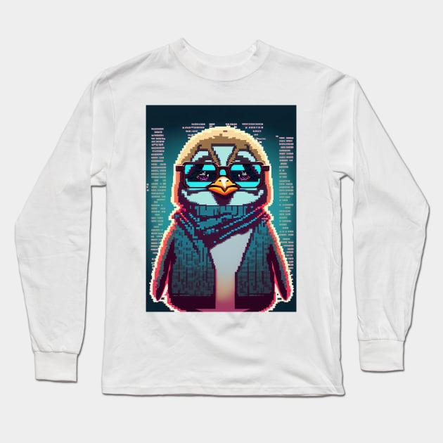 the code penguin Long Sleeve T-Shirt by codezn